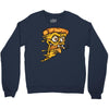 pizza smoking Crewneck Sweatshirt