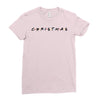 friends tv show parody christmas Ladies Fitted T-Shirt
