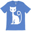 white cat funny T-Shirt