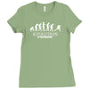 Evolution Of A Photographer Ladies Fitted T-Shirt