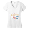 rainbow road Women's V-Neck T-Shirt