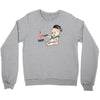Cute Baby Painter's Dad Love Crewneck Sweatshirt