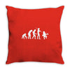 evolution of leprechaun funny irish ireland st patricks day us Throw Pillow