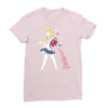 off with her hea Ladies Fitted T-Shirt
