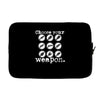 choose your weapon guitar Laptop sleeve