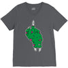 rude zombie V-Neck Tee