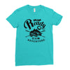 get ready for adventure Ladies Fitted T-Shirt