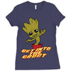 get into the groot! Ladies Fitted T-Shirt