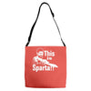 this is sparta  film Adjustable Strap Totes