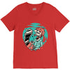 skullchain saw V-Neck Tee