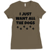 all the dogs Ladies Fitted T-Shirt