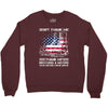 Veteran Don't Thank Me Thank My Brothers &amp; Sisters Who Never Came Back Crewneck Sweatshirt