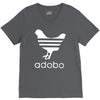 white adobo V-Neck Tee