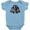 skull unlcle sam guns Baby Onesie