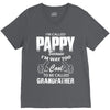 I'm Called Pappy  Because  I'm Way Too Cool To Be Called Grandfather V-Neck Tee