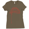 vampire lips Ladies Fitted T-Shirt