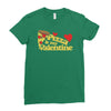 pizza is my valentine 2 Ladies Fitted T-Shirt