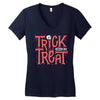 trick or treat Women's V-Neck T-Shirt
