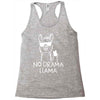 no drama llama Racerback Tank