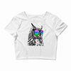 cool owl Crop Top