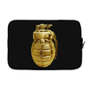 gold grenade Laptop sleeve