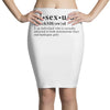 Bisexual Dictionary Pencil Skirts