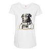Laika The Space Dog Maternity Scoop Neck T-shirt