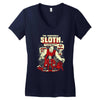 incredible sloth Women's V-Neck T-Shirt