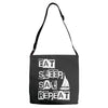 eat sleep sail repeat Adjustable Strap Totes