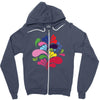 colorful art Zipper Hoodie