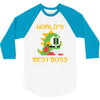 World's Best Boss Mario 3/4 Sleeve Shirt