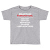 Smartass February Girl Toddler T-shirt