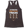 Stubborn French Bulldog Tricks Racerback Tank