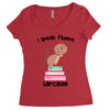 i speak fluent sarcazm Women's Triblend Scoop T-shirt