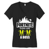 Floss Like A Boss Women's V-Neck T-Shirt