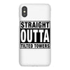 straight outta tilted towers iPhoneX Case