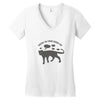 listen to your inner cat girls Women's V-Neck T-Shirt