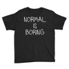 normal is boring Youth Tee