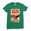 sell midget ideal christmas gift or present Ladies Fitted T-Shirt