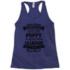 Super Cool Poppy Of A Freaking Awesome Grandson Racerback Tank