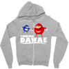 Finding Da Wae Shirt - Ugandan Knuckles Shirt Zipper Hoodie