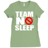 team no sleep Ladies Fitted T-Shirt