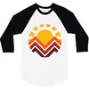 sunset mountain 3/4 Sleeve Shirt