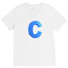 c 3d V-Neck Tee