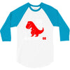 funny dino 3/4 Sleeve Shirt