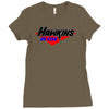 hawkins av club Ladies Fitted T-Shirt