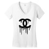 SIMPLE ART Women's V-Neck T-Shirt