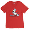 open wide V-Neck Tee
