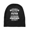 Super Cool Papaw Of A Freaking Awesome Grandson Baby Beanies
