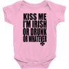 kiss me i'm irish or drunk or whatever t shirt st patricks day funny t Baby Onesie